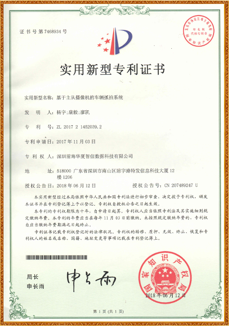 Certificate Of Honor