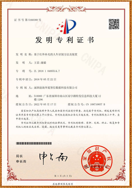 Certificate Of Honor